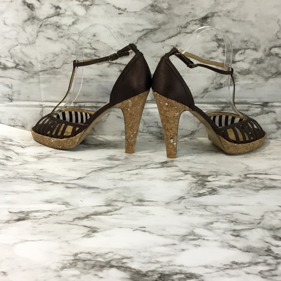 BCBGirls Ankle Strappy Heels Sandals Open Toe - Picture 11 of 12